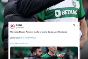 抬價(jià)？葡媒球報(bào)：曼聯(lián)迅速出手約克雷斯，報(bào)價(jià)7-8000萬歐