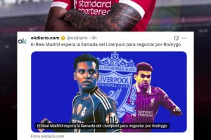 西媒：皇馬對(duì)羅德里戈要價(jià)降至8000萬(wàn)歐！下周將與利物浦商談