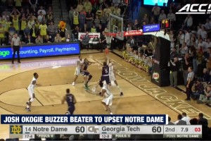 火箭又來一個(gè)大心臟！奧科吉大學(xué)時(shí)期曾上演壓哨上籃絕殺！