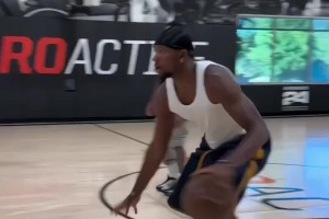 完全不著急！庫明加日常曬訓(xùn)練視頻 不接受勇士目前報(bào)價(jià)