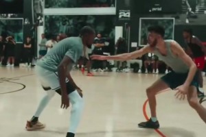 打誰都錯位！杜蘭特野球場對位切特日常亂殺??