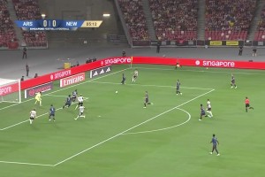 紐卡流暢反擊，托納利助攻伊蘭加破門！阿森納0-1落后紐卡