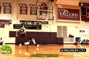 金州拉文本人，巨星之下-彈跳庫里！扎克拉文