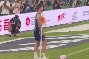 給賴斯整害羞了！阿森納球迷場邊喊：rice baby??