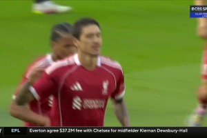 恩古莫哈頭球擺度助攻！努涅斯門前搶射破門！利物浦2-0畢爾巴鄂