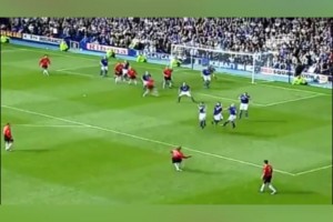 貝式弧線！貝克漢姆在英超留下了的最后一粒任意球破門！