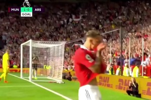 堪稱完美！安東尼曼聯(lián)英超首秀攻破阿森納！