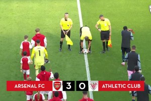 【集錦】酋長(zhǎng)杯-薩卡傳射約克雷斯首球 阿森納3-0畢巴奪酋長(zhǎng)杯