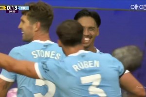 頂級(jí)！賴因德斯倒三角送助攻，哈蘭德跟進(jìn)左腳兜射破門