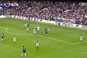 詹?。哼@個(gè)判罰爭(zhēng)議很大！主裁長(zhǎng)時(shí)間回看后判點(diǎn)球，恩佐點(diǎn)射破門(mén)