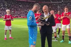 金手套換不來續(xù)約！22-23賽季德赫亞17次零封獲金手套獎！